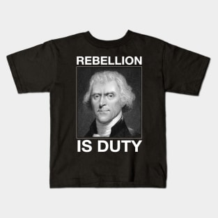 JEFFERSON REBELLION Kids T-Shirt